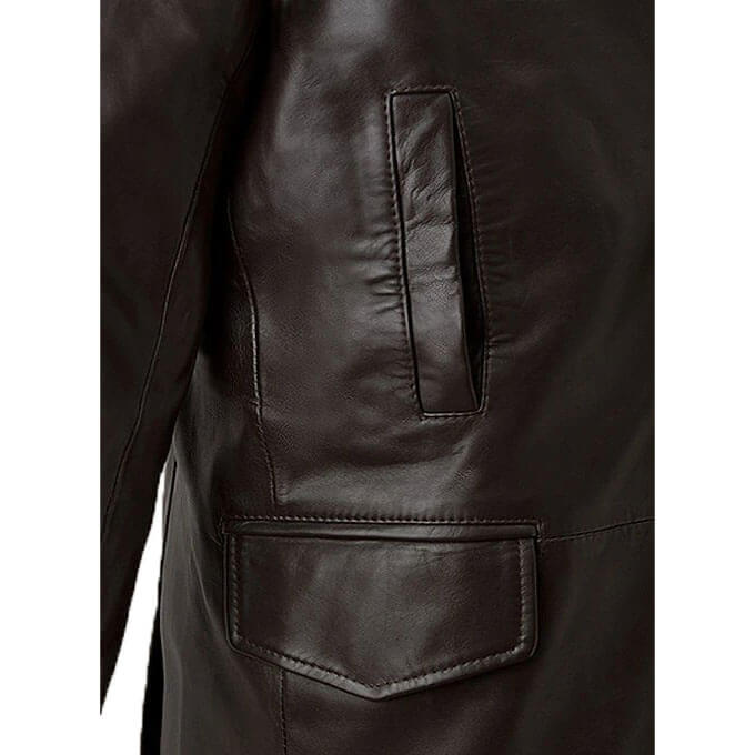 Leather Long Coat